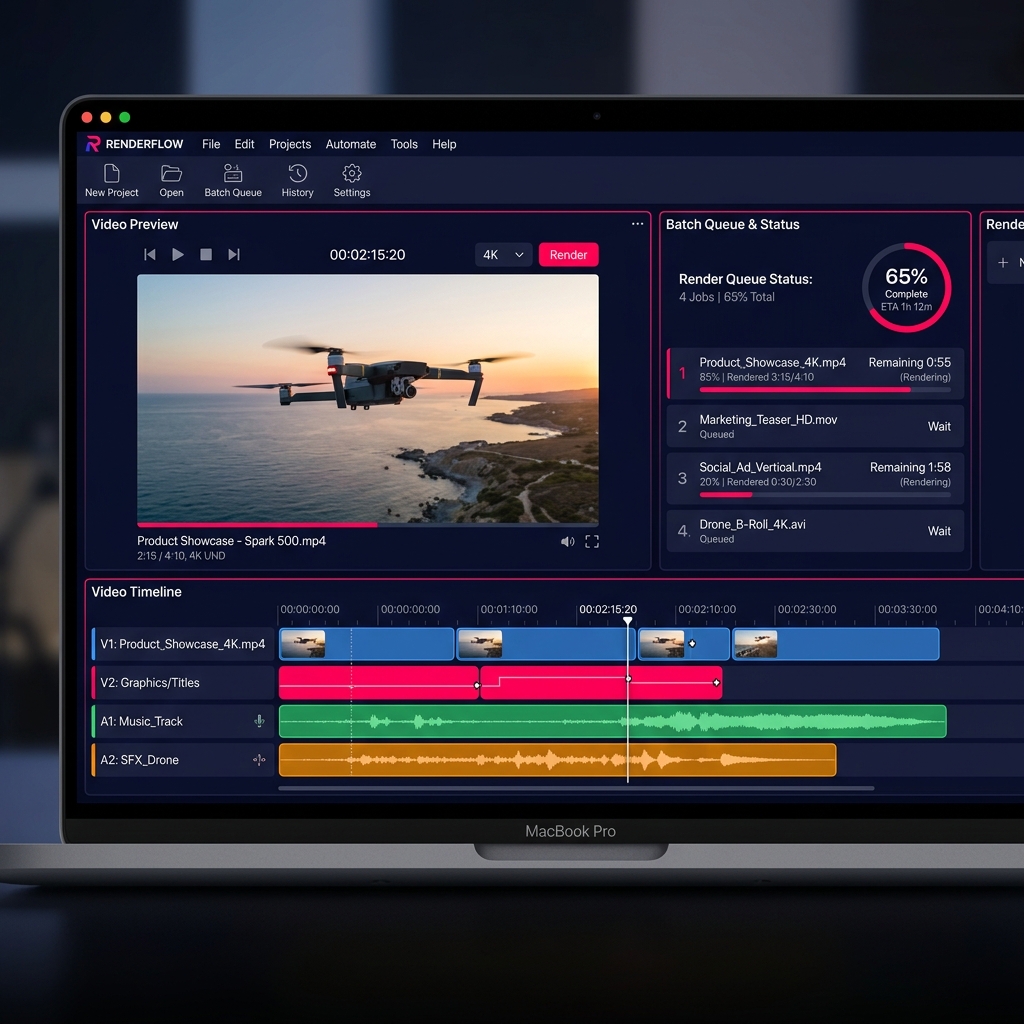 Render Video Tự Động