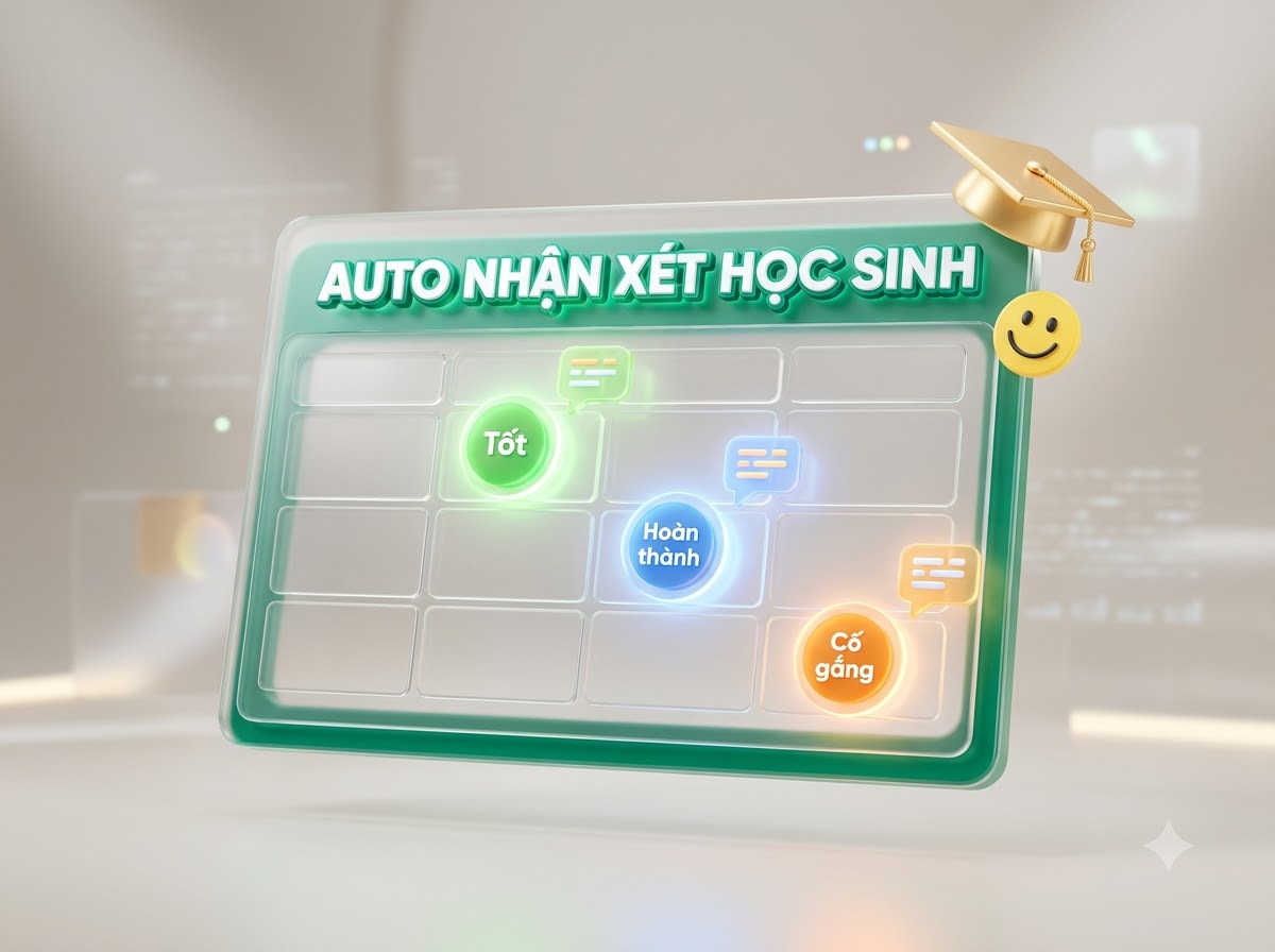 Excel Tự Động Nhận Xét