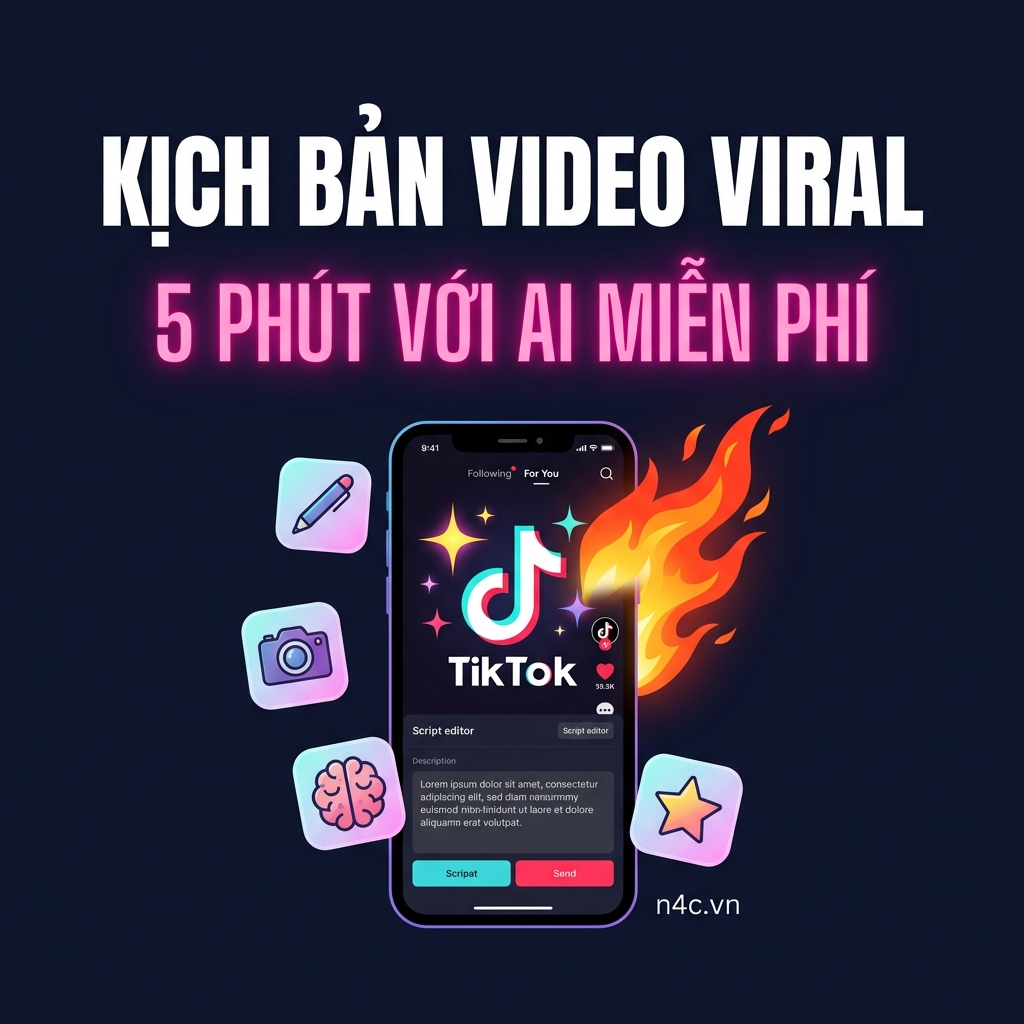 Cách Dùng AI Miễn Phí Tạo Kịch Bản Video Viral — Tháng 4/2026