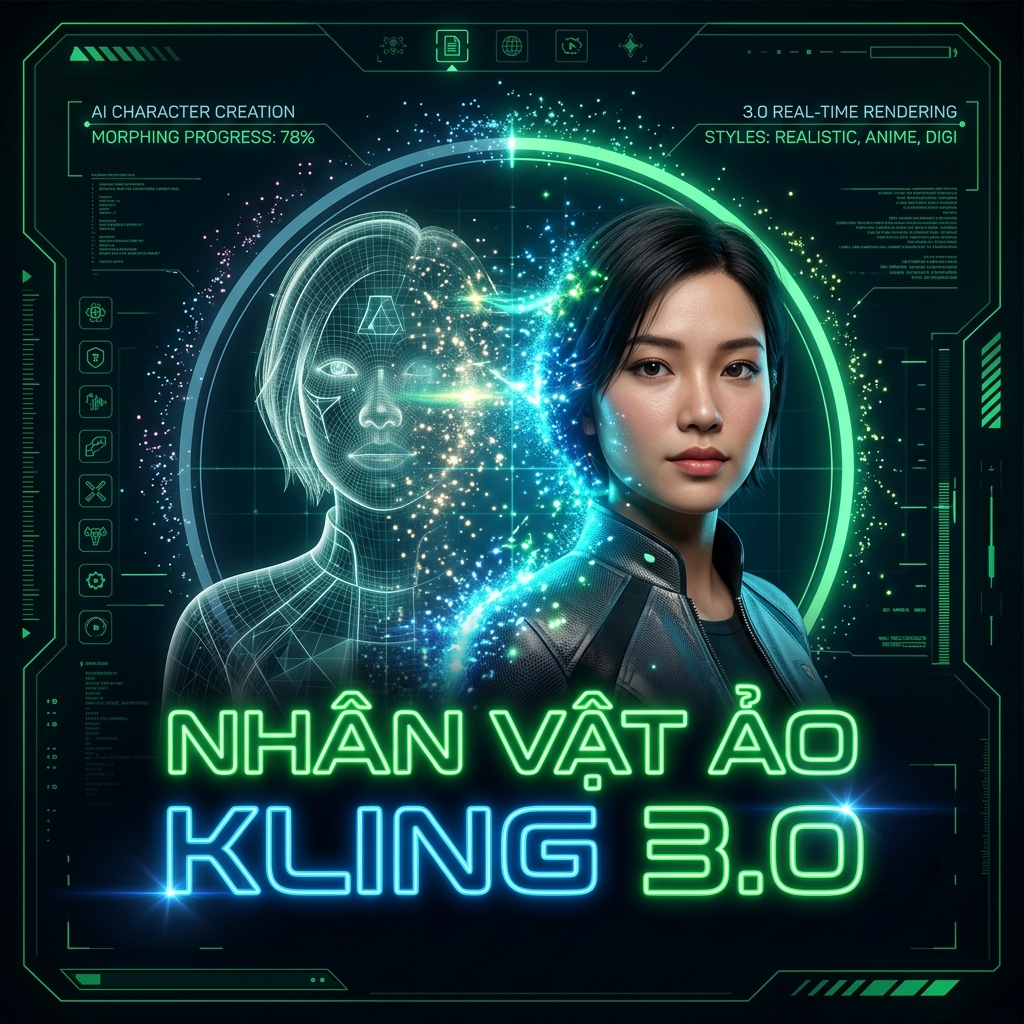 Hướng dẫn dùng Kling 3.0 tạo video nhân vật siêu thực
