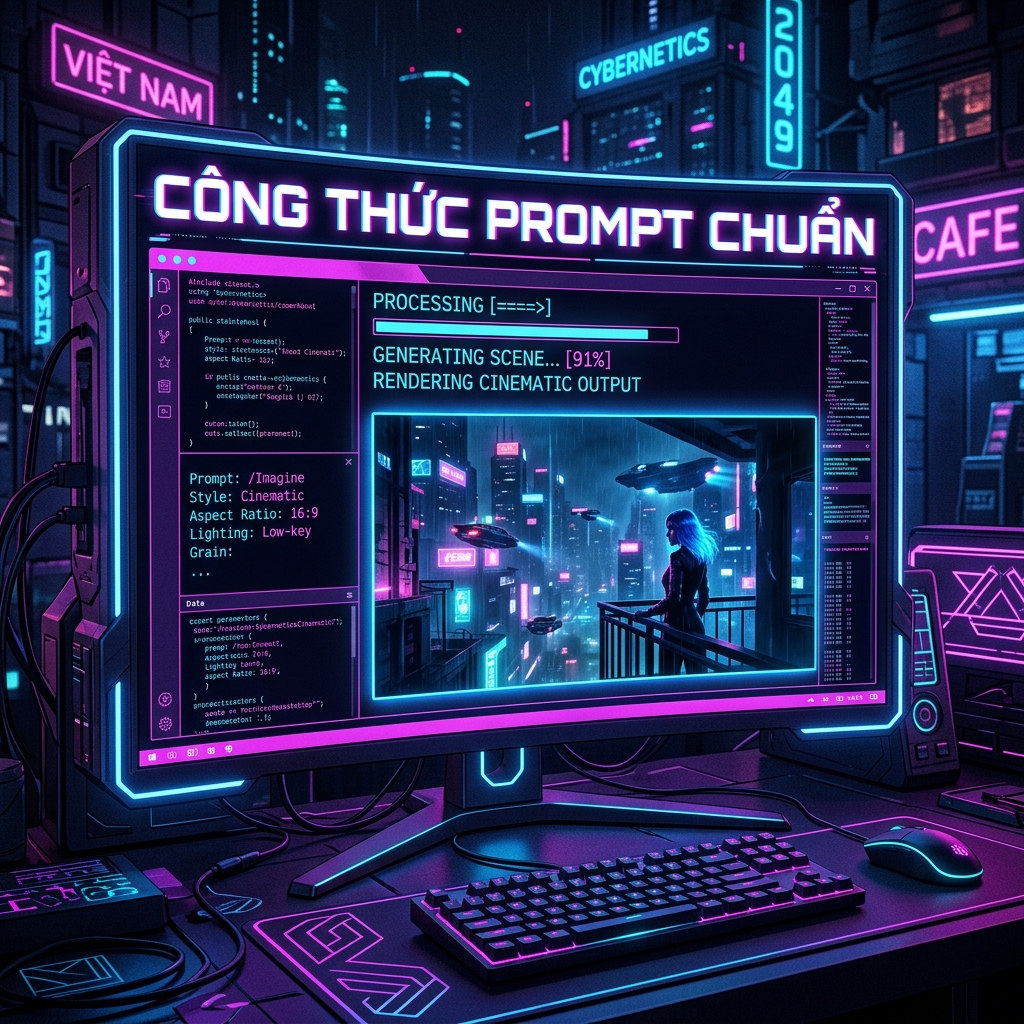 Prompt Engineering cho Video: Viết lệnh chuẩn AI