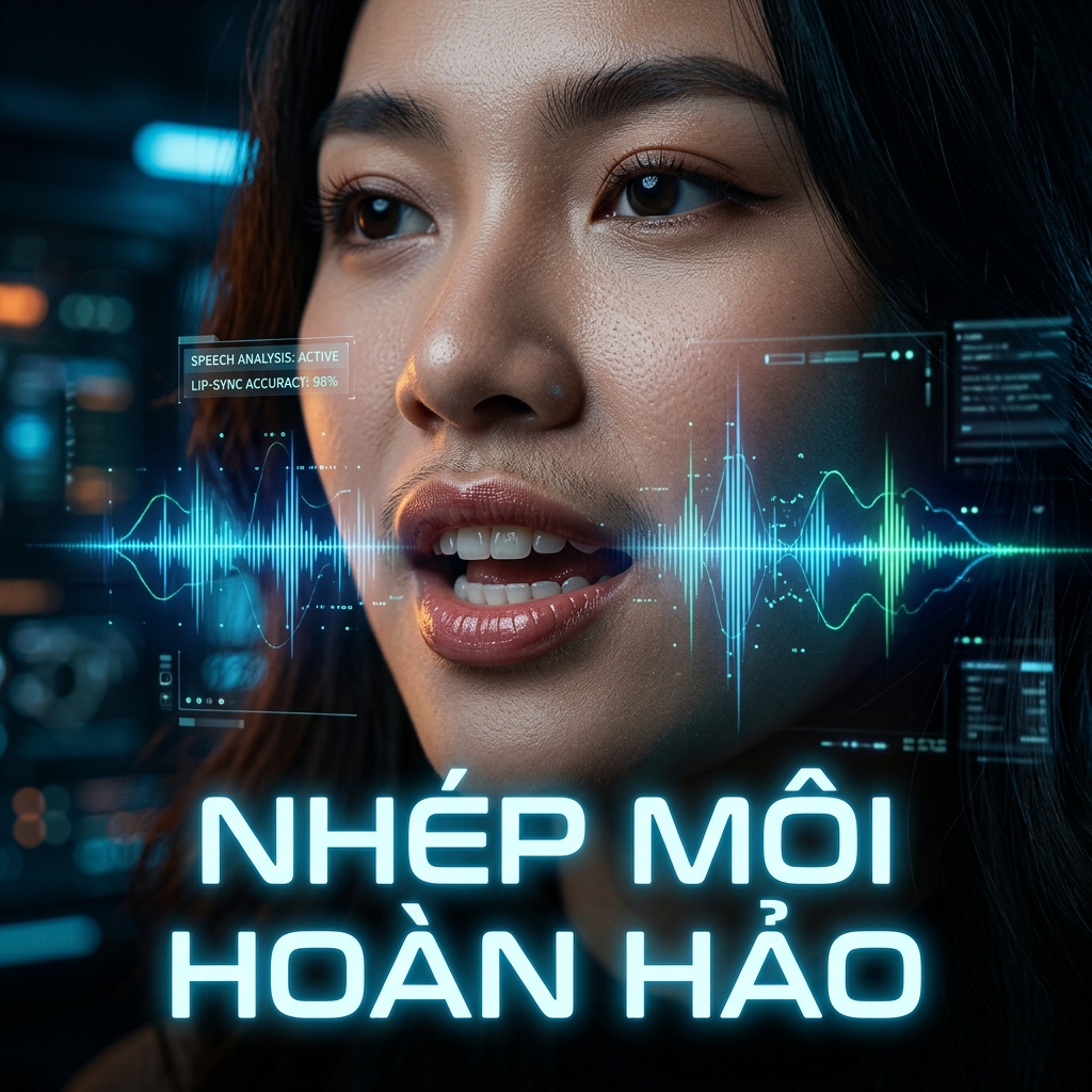 Cách đồng bộ môi (Lip-sync) hoàn hảo bằng AI
