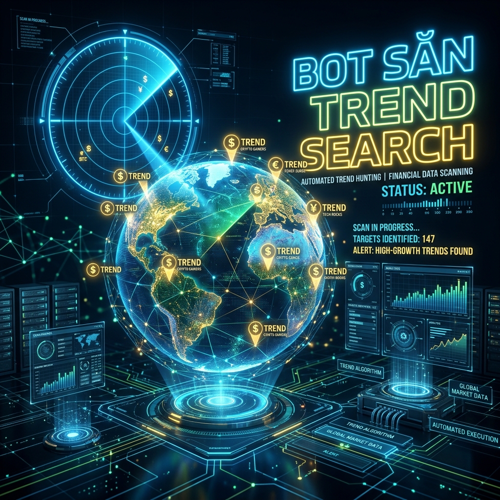 Tự động thu thập trend Google với Python & Bot AI