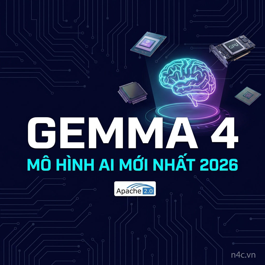 Google Gemma 4: Mô Hình AI Mã Nguồn Mở Mạnh Nhất 2026